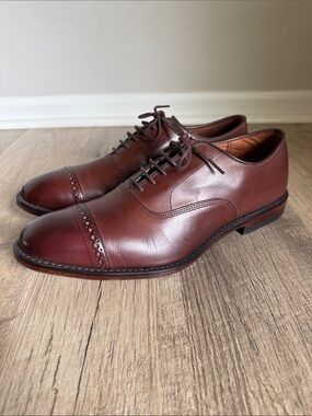 Allen Edmonds | Fifth Avenue Cap-toe Oxford Dress Shoe, 11 D, Burgundy Leather